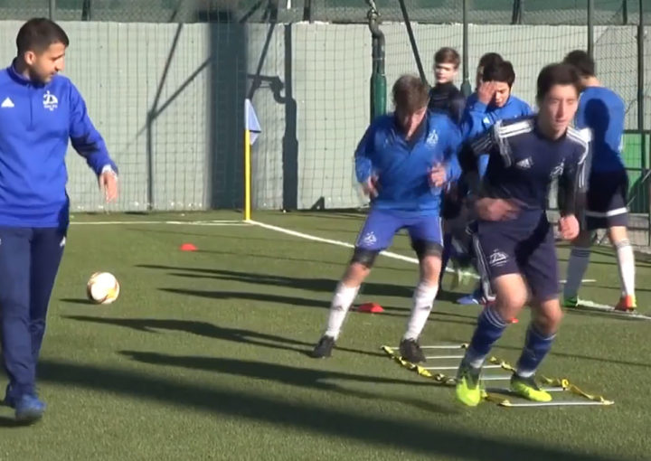 Speed and endurance tests. New technologies for player development at Dinamo Academy