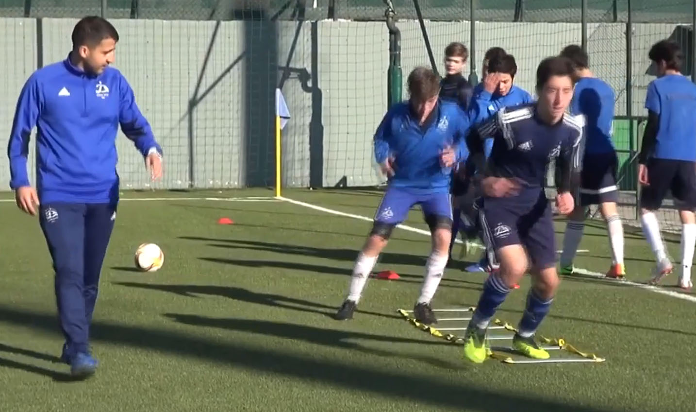 Speed and endurance tests. New technologies for player development at Dinamo Academy